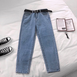 Quần basic baggy jeans