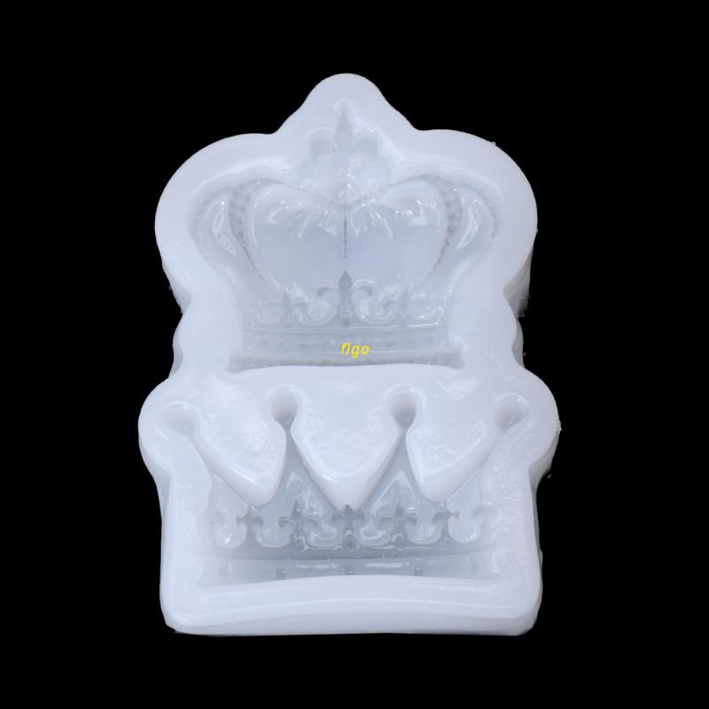 Khuôn silicone làm mặt trang sức tạo hình vương miện DIY