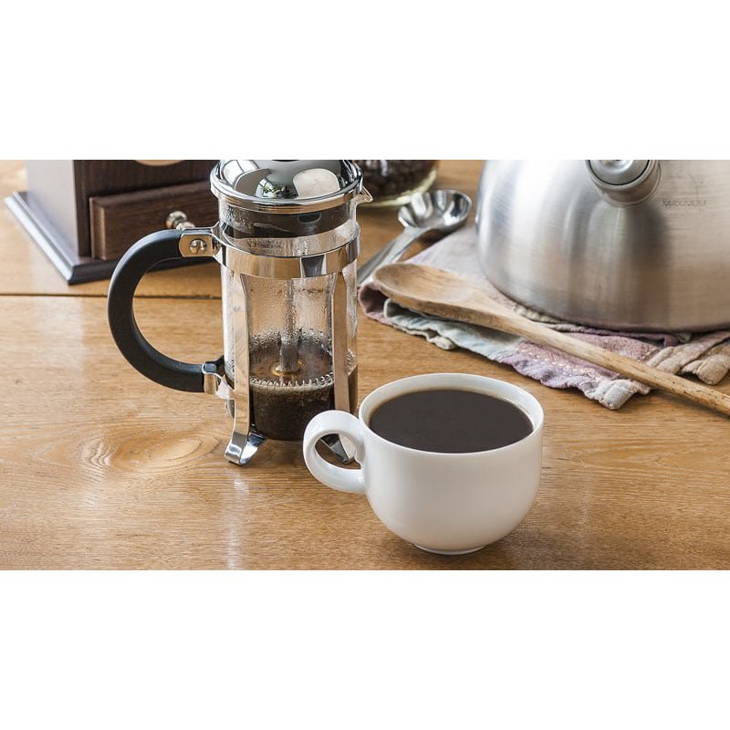 Bình Pha Cafe Kiểu Pháp 350ml (Bạc) - Bình pha cà phê french press - Dùng để pha trà hay cà phê