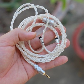 Cáp bạc tinh khiết 6N occ litz 8x cho tai nghe IEM