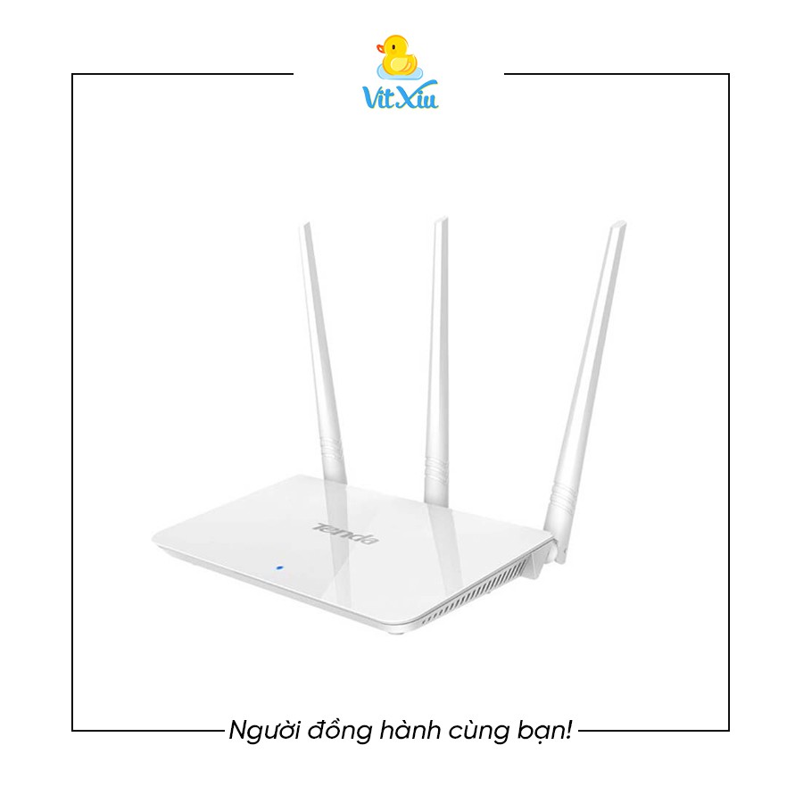 Bộ phát wifi Tenda F3 3 râu xuyên tường cao cấp, bộ phát wifi băng tần chuẩn tốc 300M