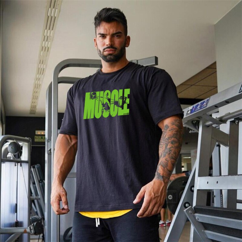 Áo thun bằng cotton tay ngắn màu trơn kiểu dáng ôm sát thời trang mùa hè thông thường cho nam 2019