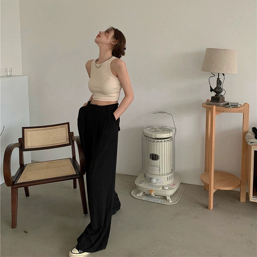 Áo ba lỗ croptop chất thun tăm co giãn 4 chiều ôm form siêu xinh Havana FA08