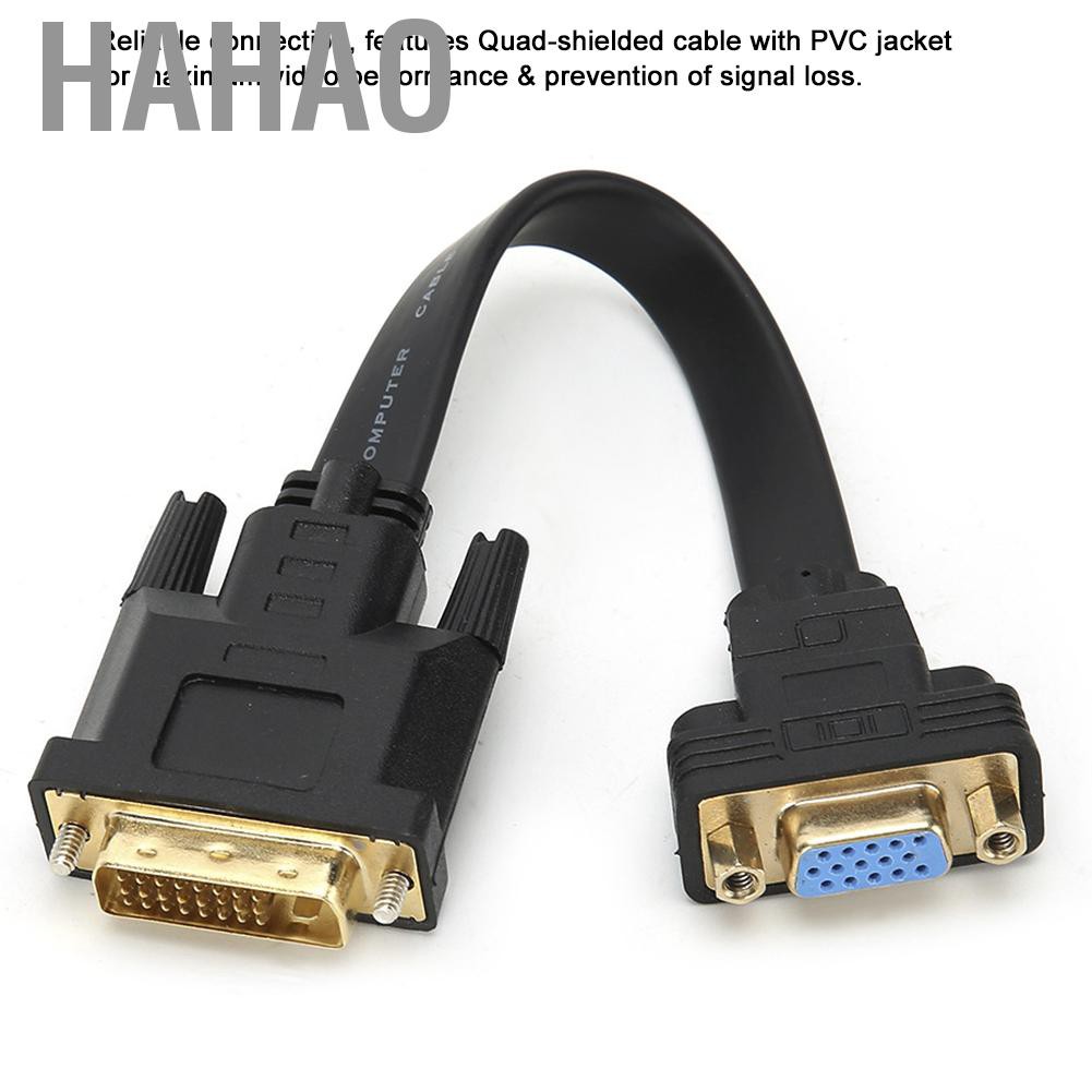 Bộ Chuyển Đổi Video Dvi D Dual Link 24 + 1 Male Sang Vga Female