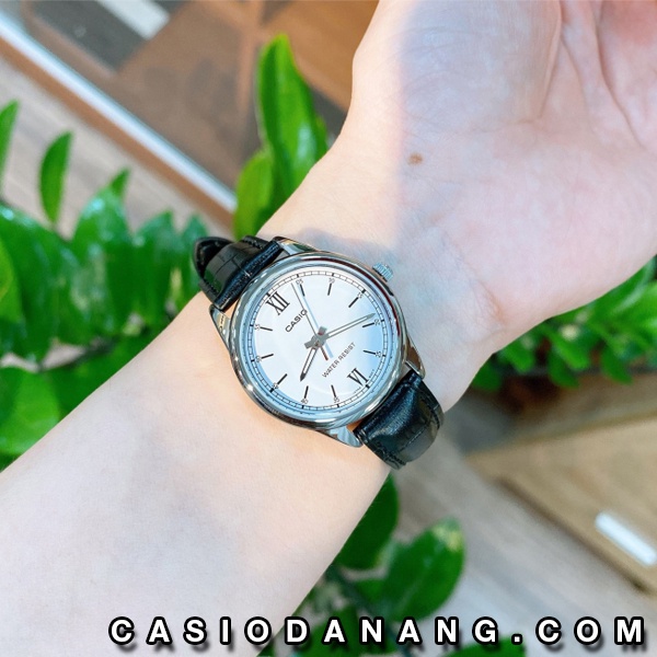 Đồng hồ nữ dây da Casio chính hãng Anh Khuê LTP-V005L-7B2UDF (28mm)