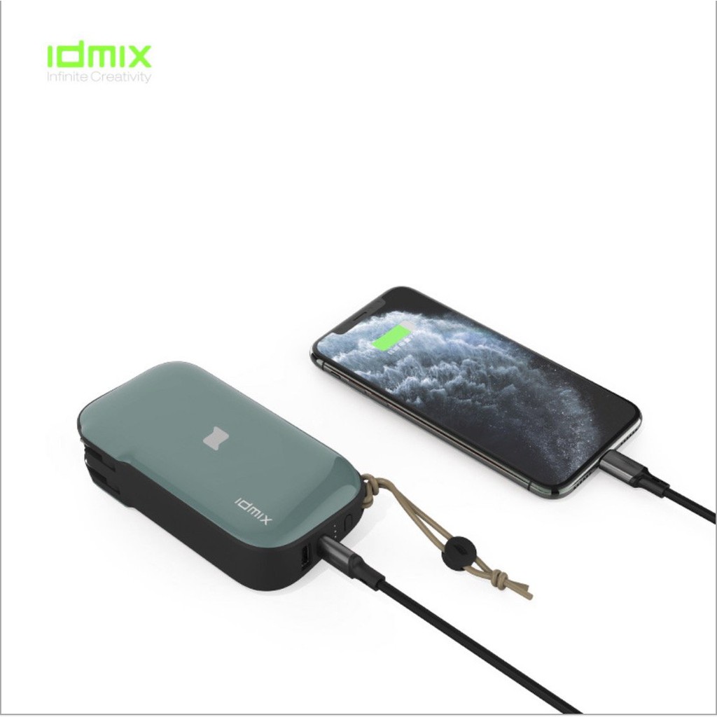 Pin dự phòng đa năng Mr. Charger 10000 CH06 IDMIX (Xanh) - Home and Garden