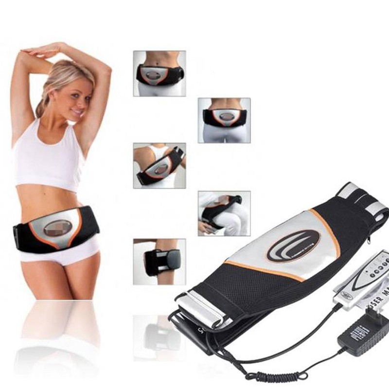 Đai rung nóng VIBRO SHAPE - Đai massage Đ𝑨́𝑵𝑯 𝑻𝑨𝑵 𝑴𝑶̛̉ 𝑻𝑯𝑼̛̀𝑨  bụng, đùi, mông,Tặng kèm thước đo theo dỏi hiệu quả