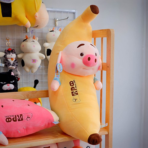 Gấu Bông Gối Ôm Heo Tiktok To Cao Cấp Giá Rẻ Cute Size 60 - 80