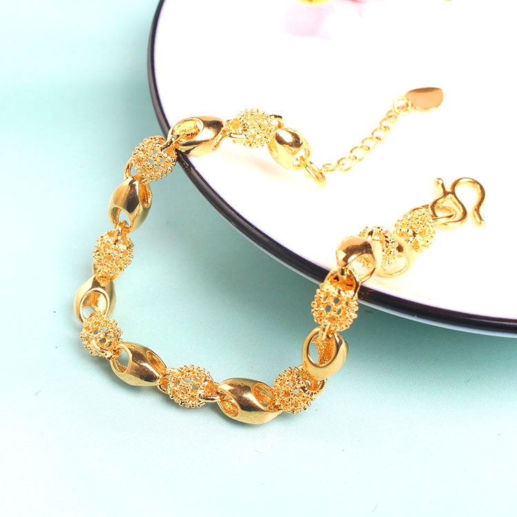 Vòng Tay Mạ Vàng 24k Cao Cấp Thời Trang Dành Cho Nữ