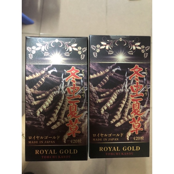 ĐÔNG TRÙNG HẠ THẢO ROYALGOLD 420 VIÊN Của Nhật.