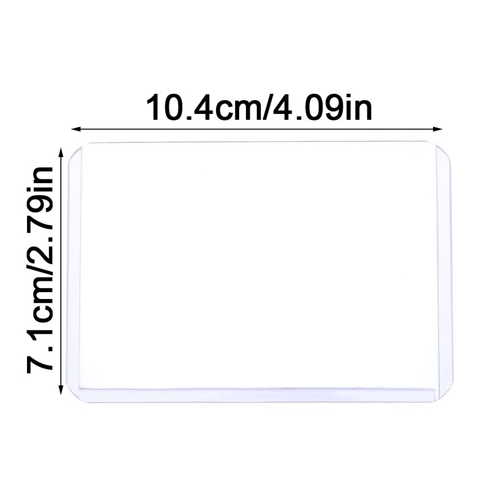 Set 10 bao nhựa trong suốt đựng thẻ thể thao tiện lợi