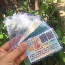 Túi Đựng Thẻ Căn Cước Công Dân, Bằng Lái Xe, Giấy Tờ... Chất Liệu Trong Suốt