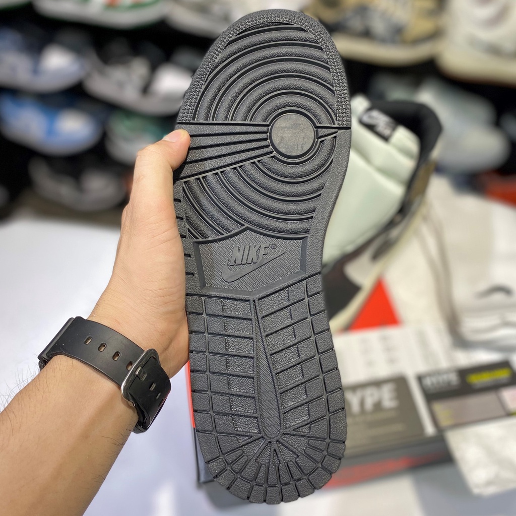Giày sneaker nam nữ cổ cao : Jordan 1 retro high dark mocha | bản 1:1 .