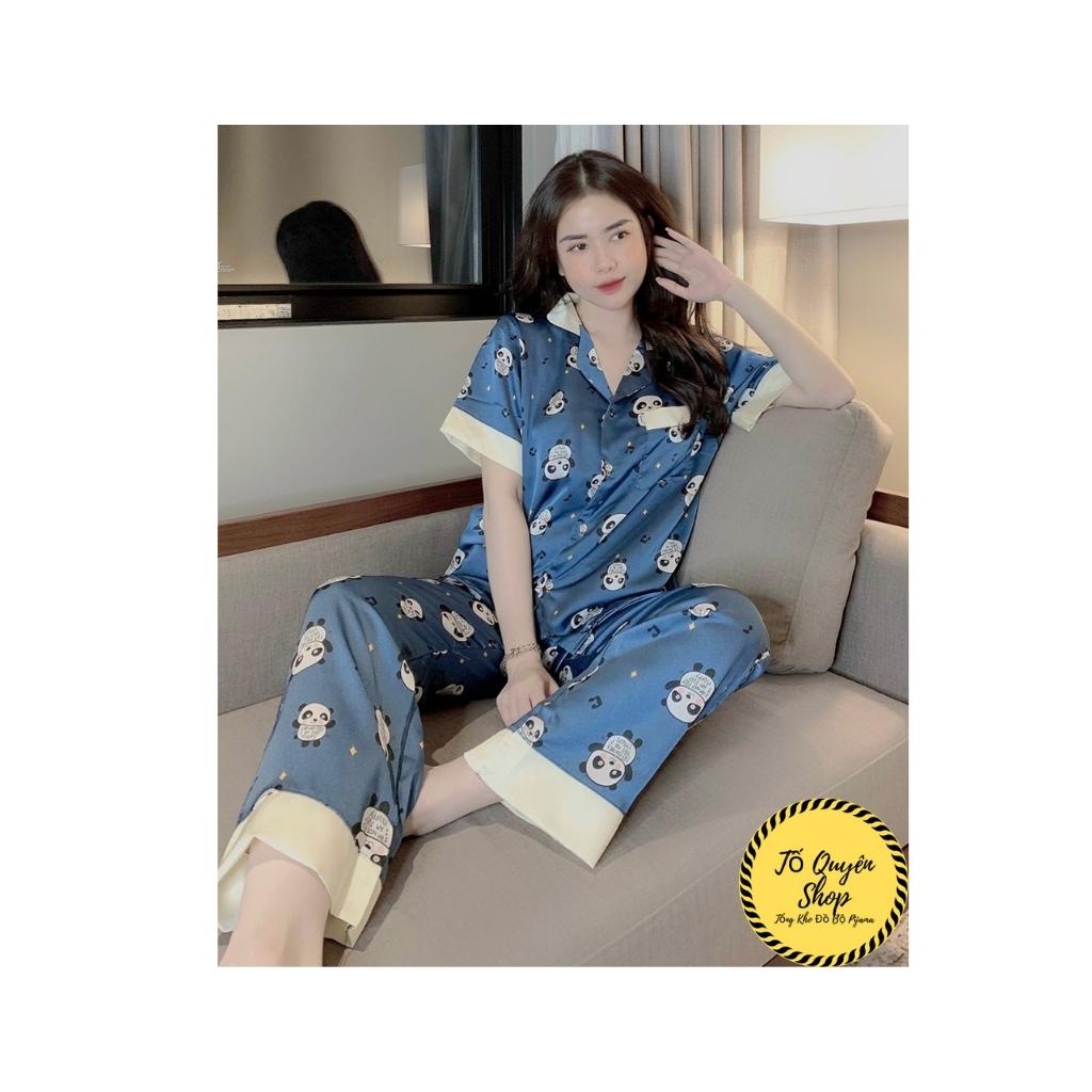 Đồ Bộ Pijama - BỘ LỤA SATIN CỘC-DÀI SIÊU HOT KÈM ẢNH THẬT +VIDEO