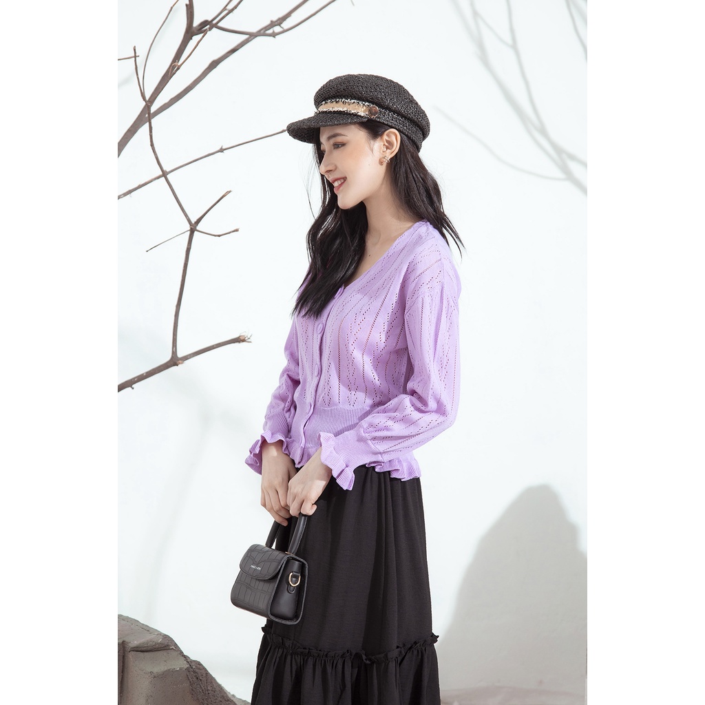 Áo cadigan gấu bèo GUMAC AA11303 | BigBuy360 - bigbuy360.vn