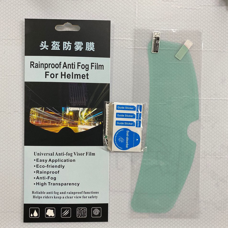 Miếng phim trong suốt dán kính mũ bảo hiểm xe mô tô chống tia UV/sương mù/mưa tiện dụng