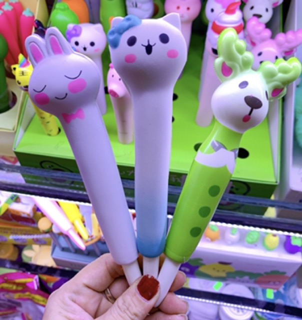 Bút squishy mẫu mới dễ thương (mực đen)