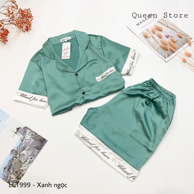 𝑪𝑶𝑪𝑶 𝑩𝑰𝑲𝑰𝑵𝑰 Bộ Đồ Ngủ - Đồ Mặc Nhà Lụa Satin ( VCC20007 ) bộ lụa cộc tay | BigBuy360 - bigbuy360.vn