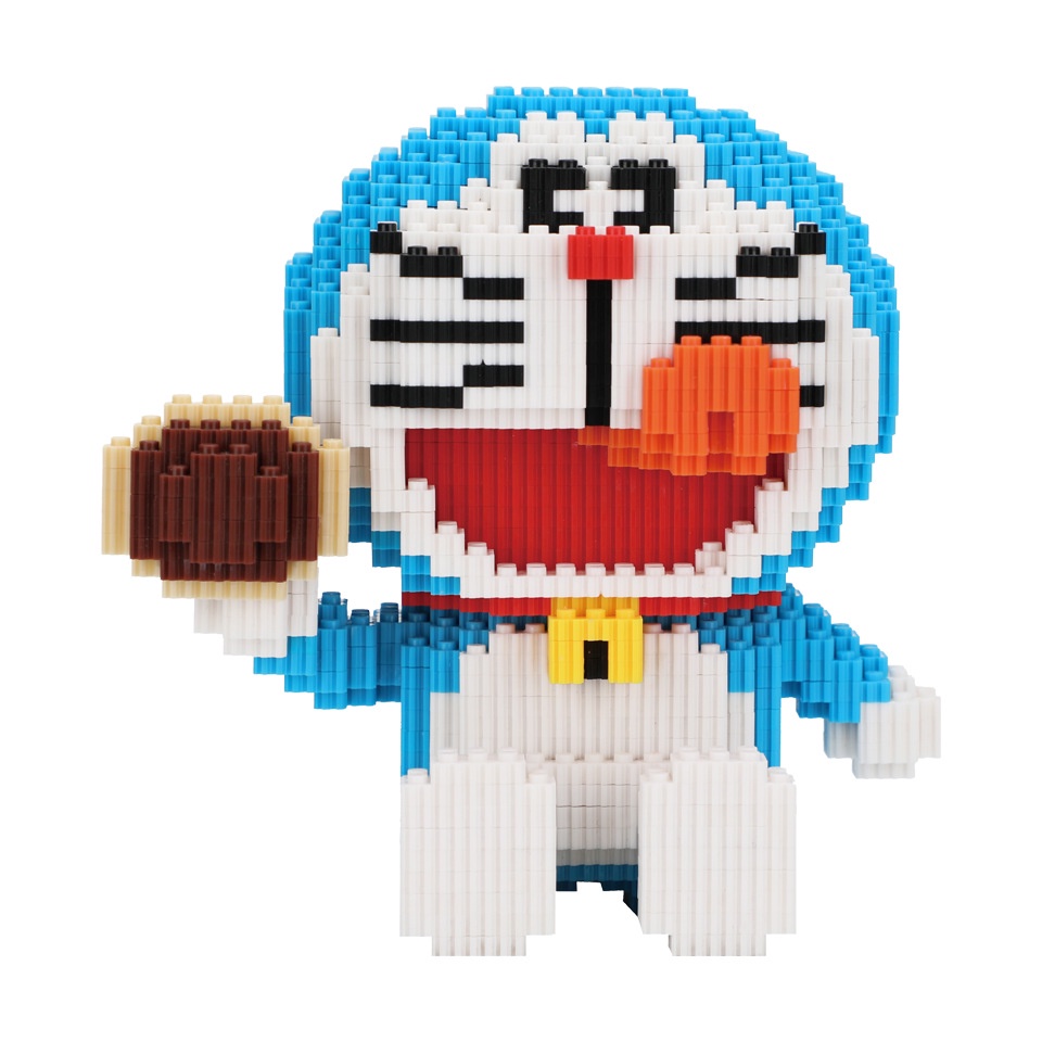 Xếp hình le go doremon cỡ lớn size to 26cm - 30cm đồ chơi xếp hình cho bé chuẩn mẫu