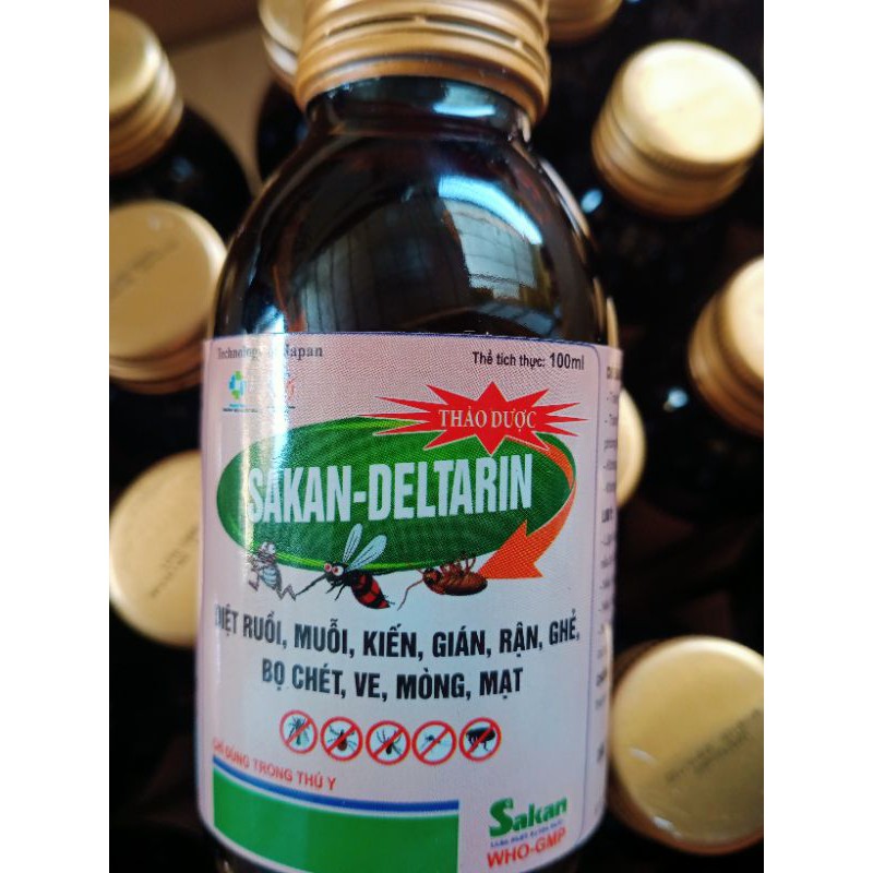 Deltarin - Thảo dược diệt trừ ruồi, muỗi, kiến, gián 100ml