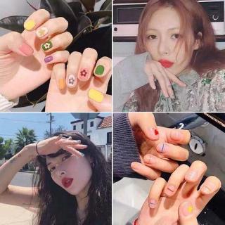 💃Hình Dán Móng Tay 3D💃 Set 14 Nhãn Dán Móng Tay Siêu Mỏng Họa Tiết Hoa Nhỏ Dạng Lột Trang Trí Toàn Diện Cho Nữ