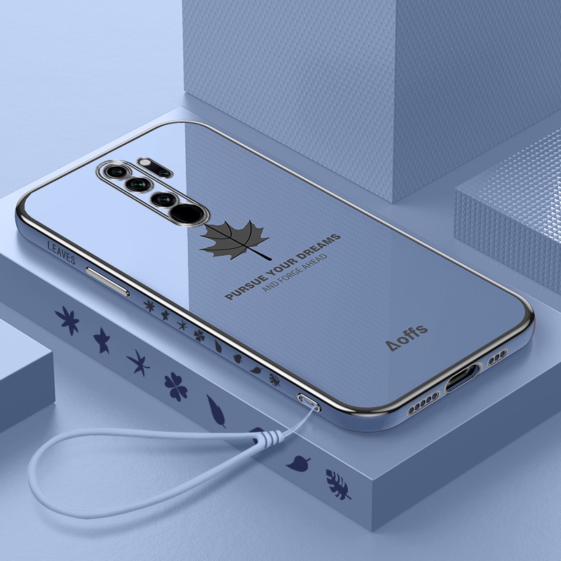 Ốp điện thoại mềm chống sốc họa tiết lá phong tùy chọn màu sắc cho Redmi 10 Redmi 10A Redmi 10C Redmi K50 K50 PRO
