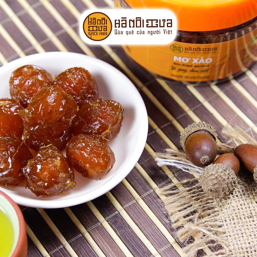 Xí muội ô mai Mơ xào gừng Hà Nội Xưa vị gừng chua ngọt, đậm đà truyền thống siêu ngon hấp dẫn - hộp 180g 250g