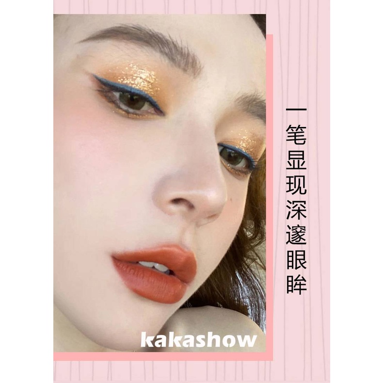 [Hàng mới về] Bút kẻ mắt nước Kakashow khô nhanh tiện lợi 8 màu tùy chọn