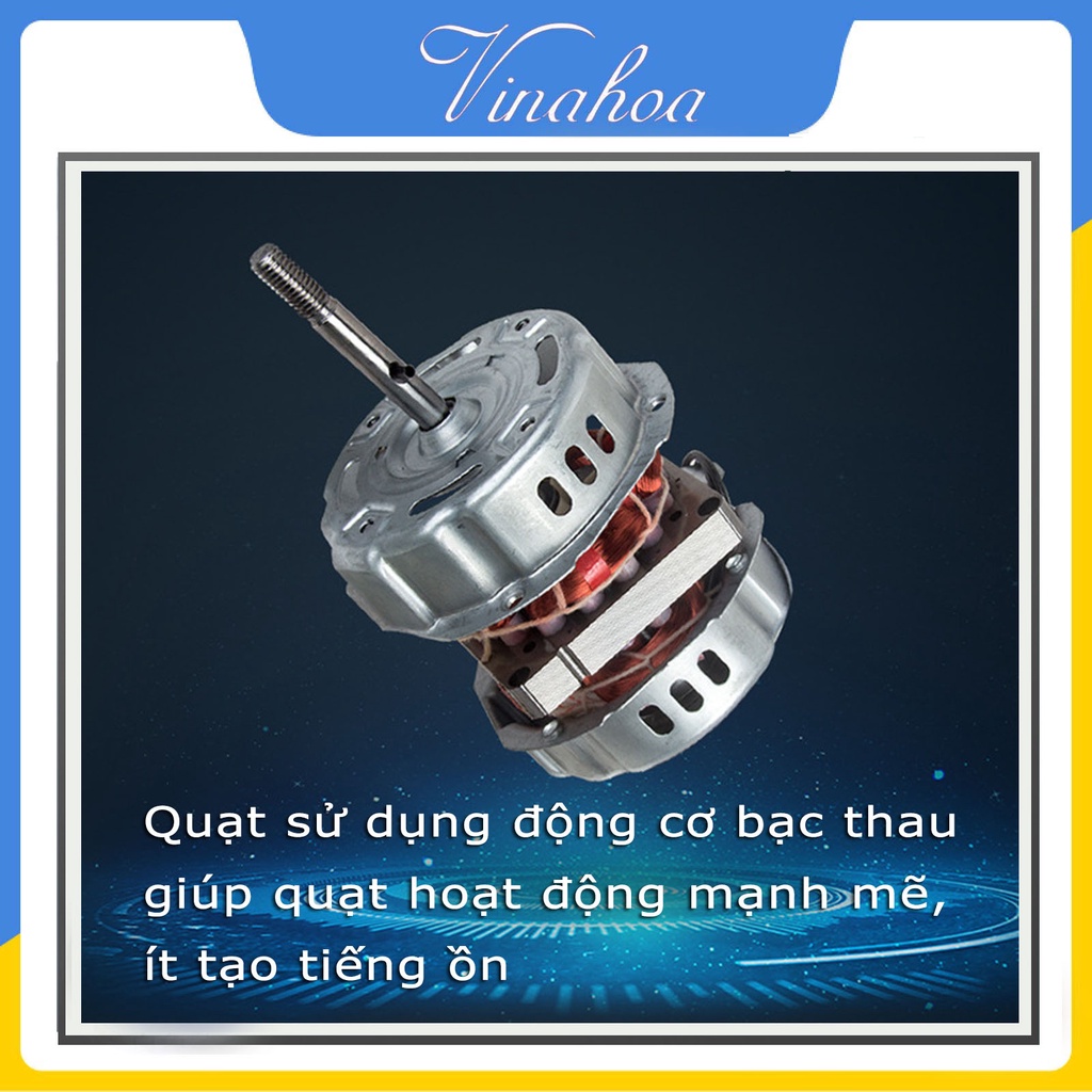 Quạt đứng mầu đen Vinahoa FS40 có thiết kế hiện đại, màu sắc trang nhã, chất liệu nhựa cao cấp ít bám bụi, dễ lau chùi