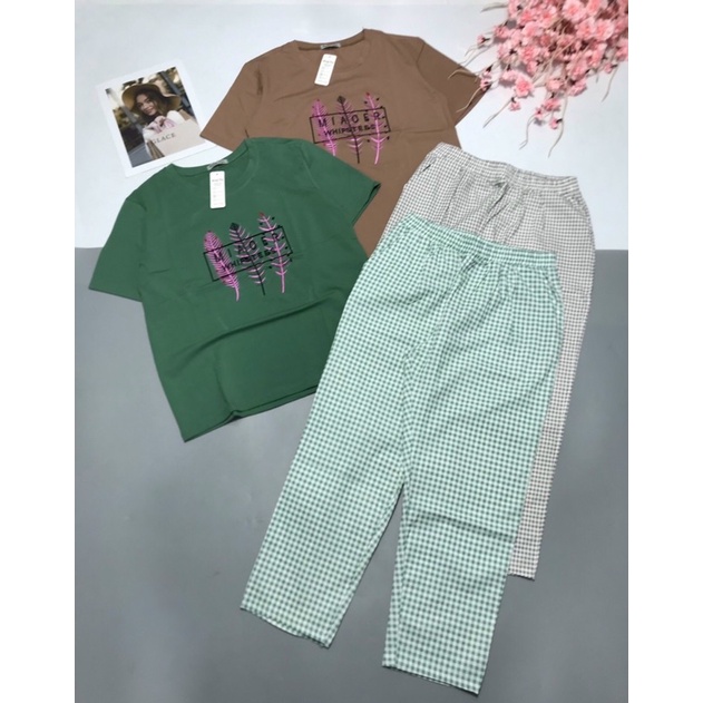 ĐỒ BỘ THUN COTTON PHỐI SỌC