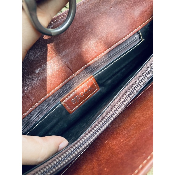 SALE- túi si da mộc đeo chéo đeo vai