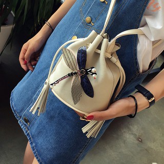 Túi Chuồn Chuồn Màu Trắng