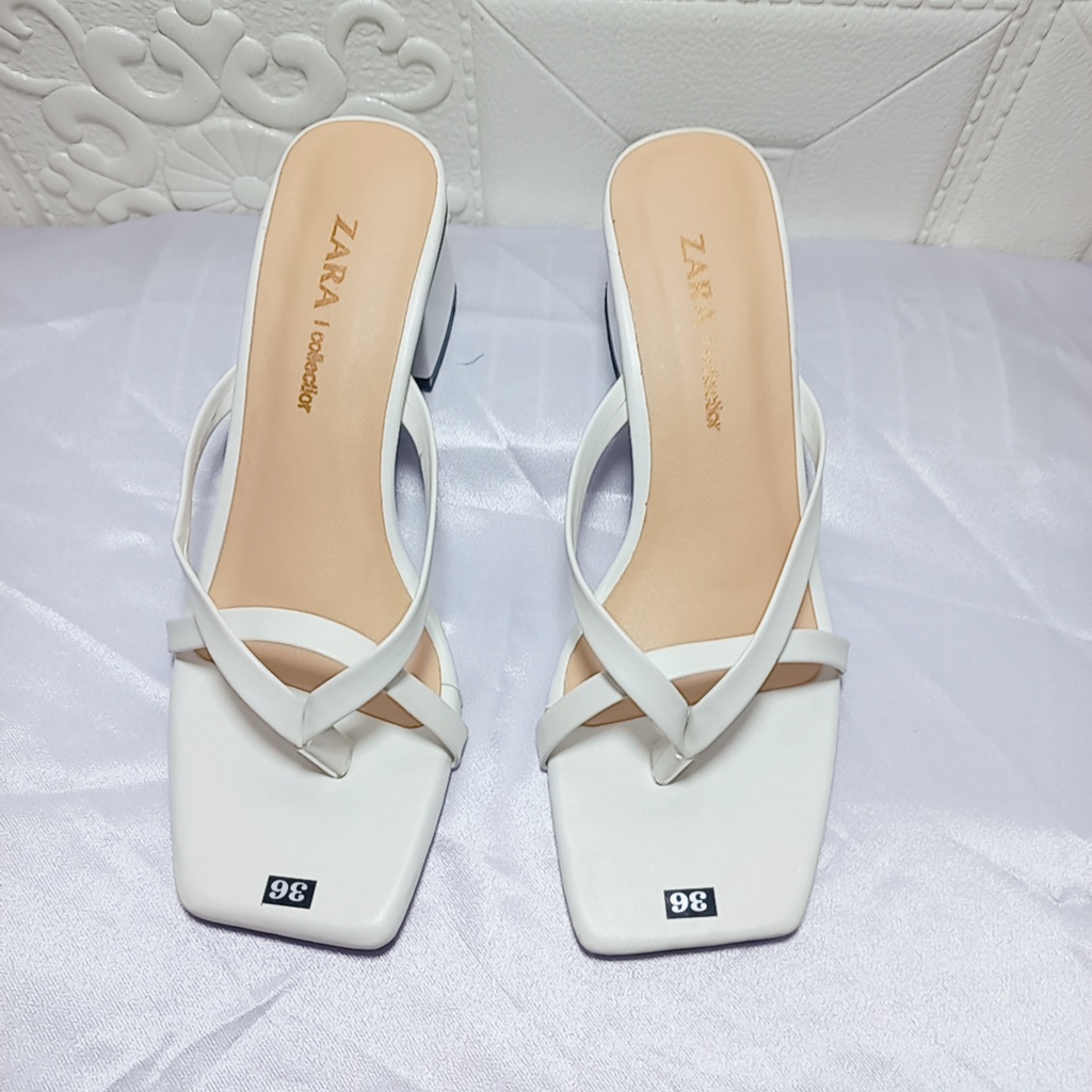 GIÀY CAO GÓT NỮ GÓT VUÔNG 5CM MINHTUYETSHOES-GUỐC NỮ QUAI MẢNH HỞ MŨI KIỂU KẸP NGÓN MÃ GCG123