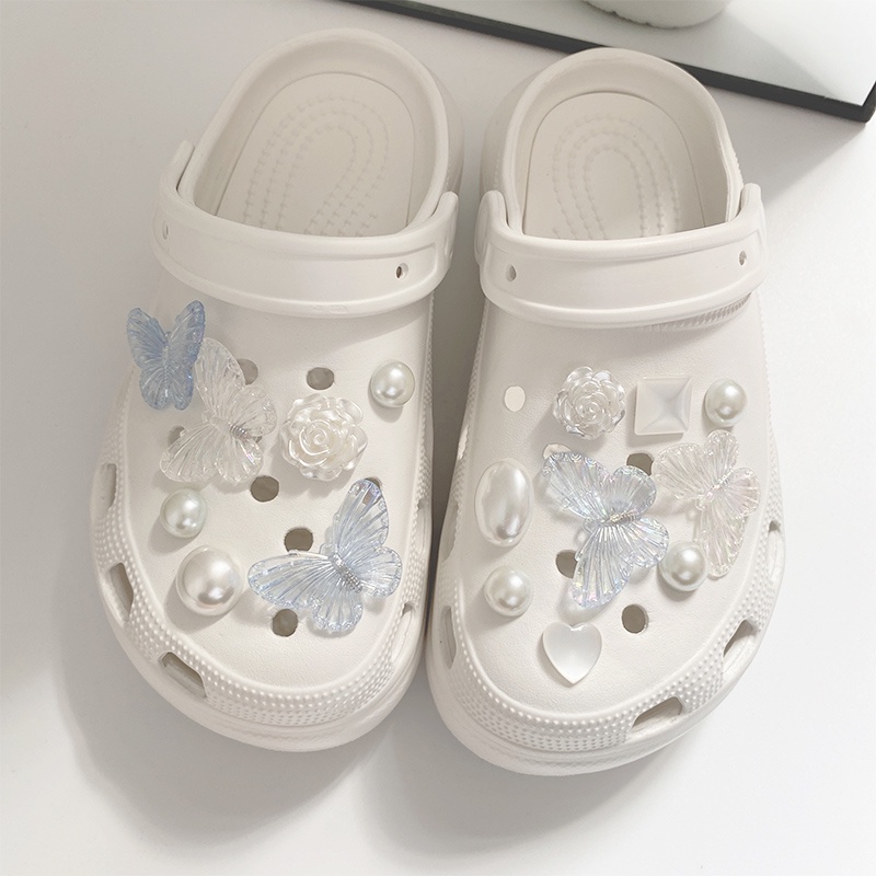 sticker gắn dép cross charm gắn dép crosssticker dép crocs1 Phụ Kiện Khóa Giày Dép crocs diy Tiện Dụng