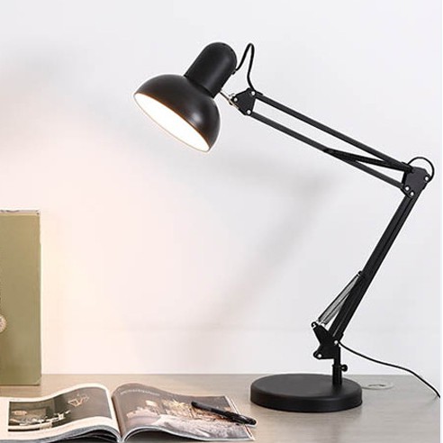 Đèn để bàn 95cm Đen - Tặng kèm bóng 9w LED