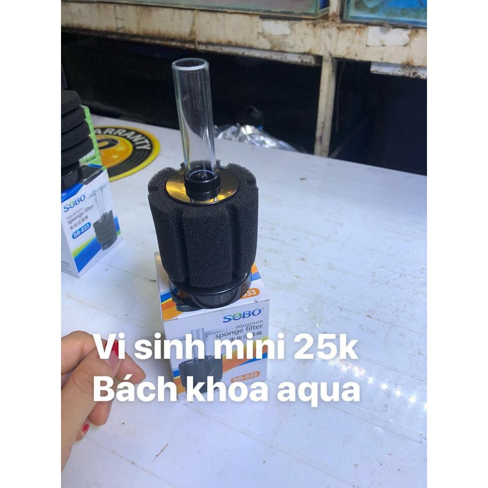 Lọc sủi vi sinh mini SOBO SB-933