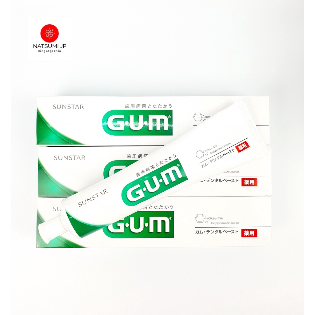 Kem đánh răng Gum Sunstar Nhật Bản 120g/155g