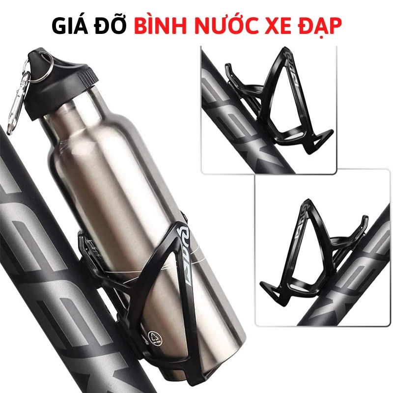 Giá đỡ bình nước xe đạp thể thao, giá treo bình nước xe đạp nhựa ABS đàn hồi bền đẹp chắc chắn