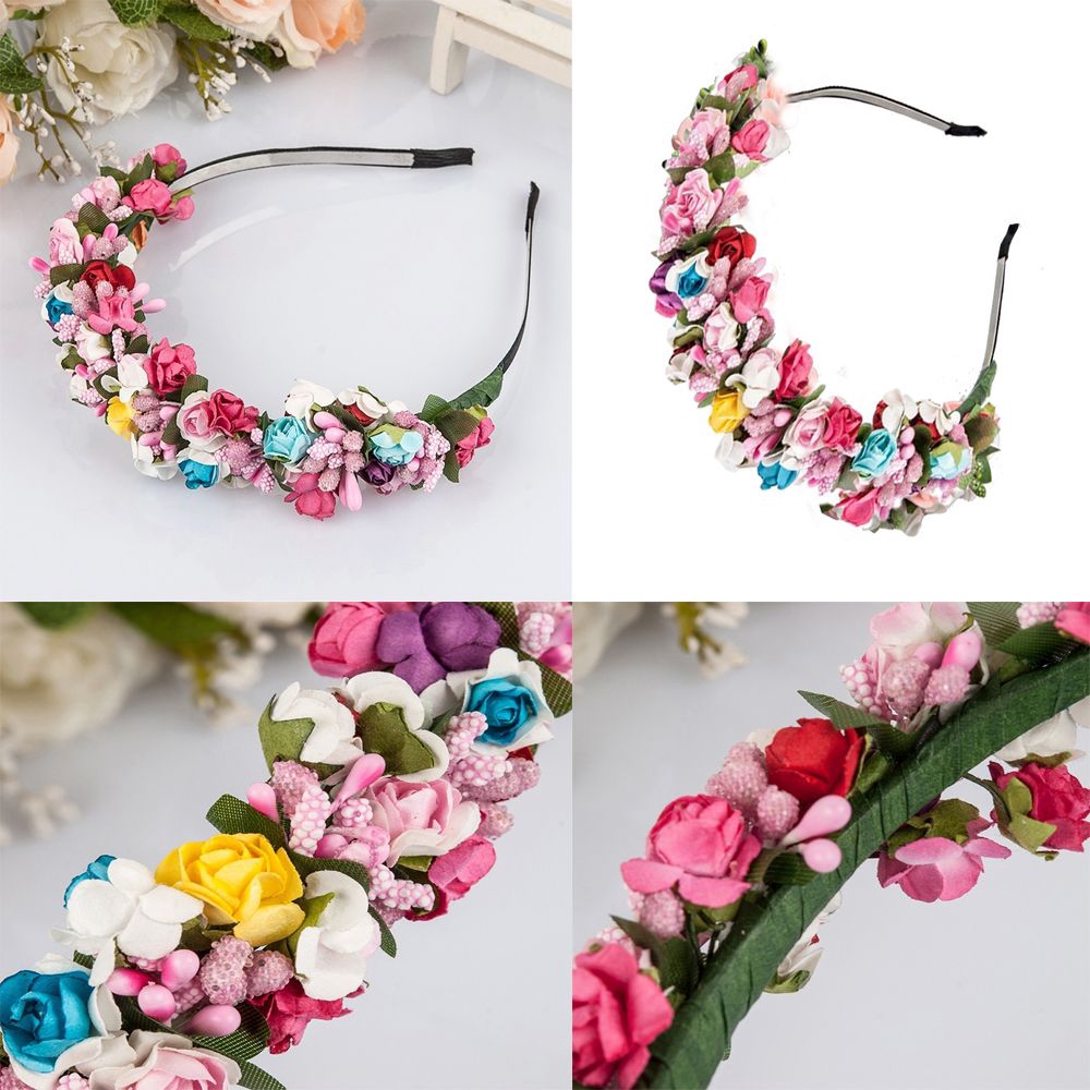 Phụ kiện vòng hoa đội đầu