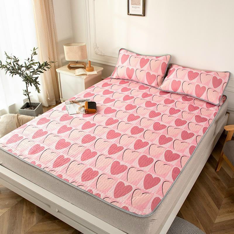 Chiếu điều hoà cao su non 3D chống nóng lưng kèm 2 vỏ gối nằm