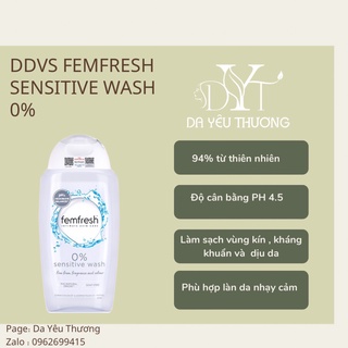Dung Dịch Vệ Sinh Femfresh Sensitive Intimate Wash ( màu trắng )