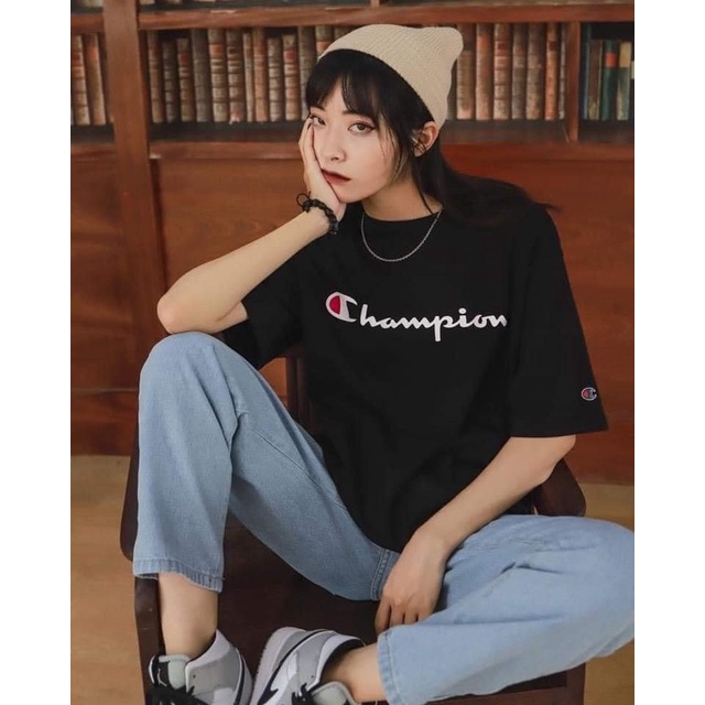 Áo phông Champion in chữ GT23H