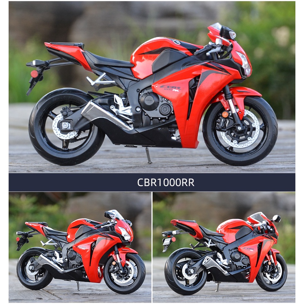 MÔ HÌNH XE MOTO SIÊU XE HONDA CBR-1000RR | WELLY tỷ lệ 1:10