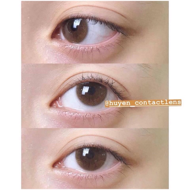 Mã lens nâu tự nhiên trong veo