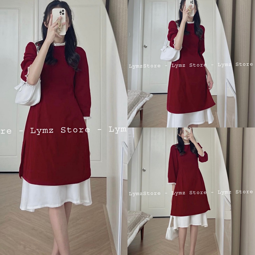 Áo dài cách tân , Áo lụa xinh - Lymz Store