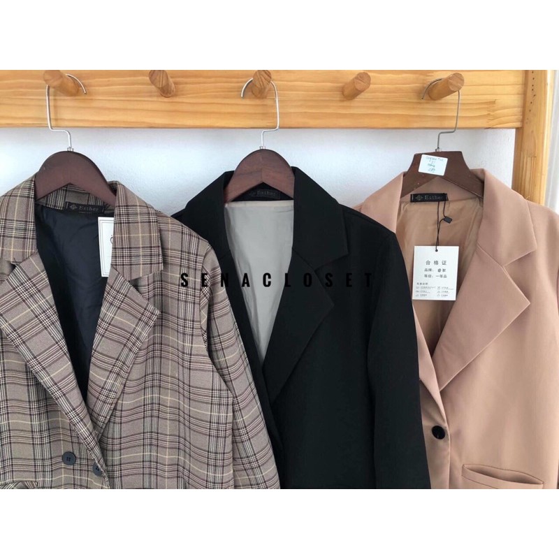 ÁO BLAZER 2 LỚP QC STYLE ULZZANG HQ (Ảnh thật)