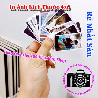 In Ảnh Theo Yêu Cầu Cỡ 4cm x 6cm Phong Cách Hàn Quốc Chất Lượng Cao - Ép Lụa, Phủ UV, Plastic chống nước