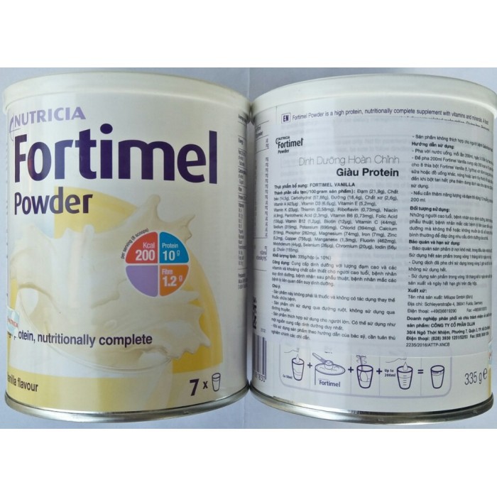Sữa Fortimel Powder Dinh Dưỡng cho Người Bệnh hộp 335g
