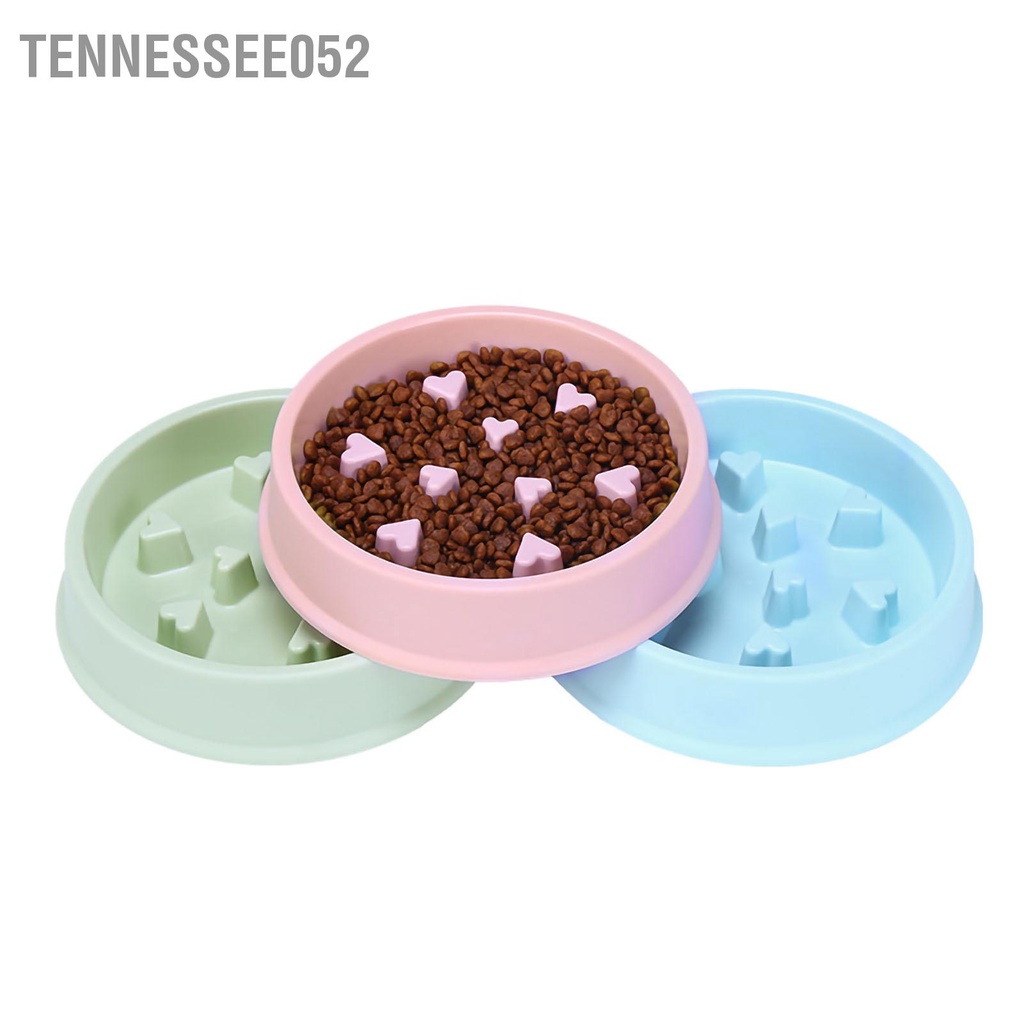 Tennessee052 Cho chó ăn chậm Bát ngăn ngừa trượt đổ Bằng chứng thúc đẩy tiêu hóa Vật nuôi cho mèo