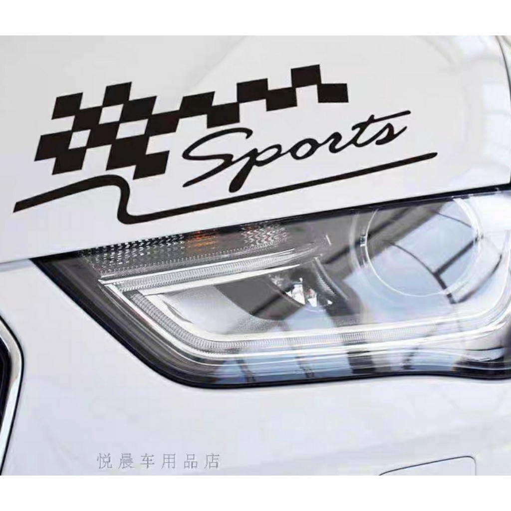Tem dán trang trí ô tô, decal dán trang trí ô tô Sport caro